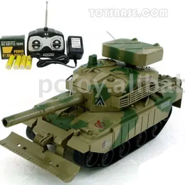R/C Tank with Shooting BB Bullet