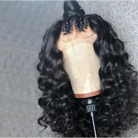 WR 150% density virgin brazilian human hair customized lace wigs,brazilian virgin unprocessed lace front wigs for black women