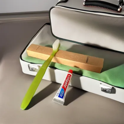 Disposable Portable Dental Kit with Colgate Toothpaste for Adults - Customizable for Hotels and Travel