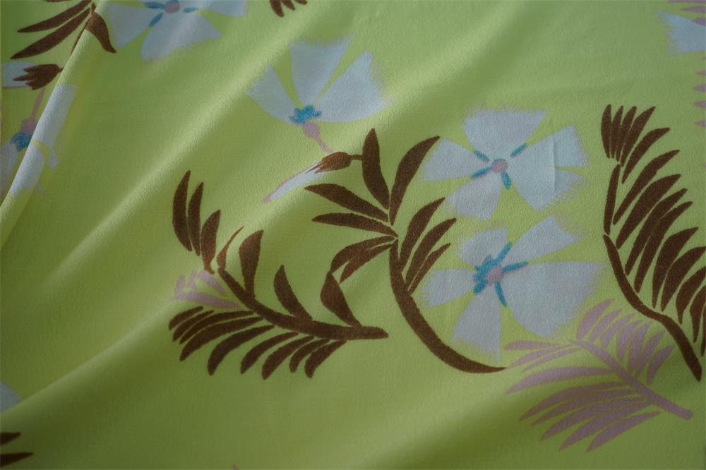 120D30s Viscose Crepe Print Fabric