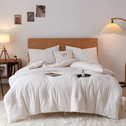 Raw Cotton Soy Quilt for Cozy Sleep