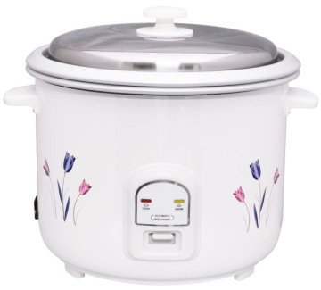 GANGA Series 2.2L 900W Electric Rice Cooker with Double Pot Inner Steamer