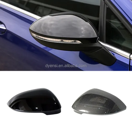 Carbon Fiber Side Mirror Housing External Rearview Mirror Cover Replacement For VW Golf MK8 OEM 2020-2022