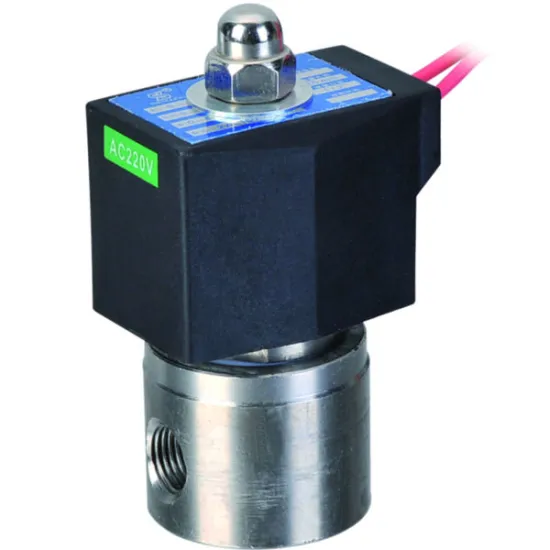 Stainless steel 2 way shut off hydraulic solenoid valve 24 volt two way water GBS-SAB42-02