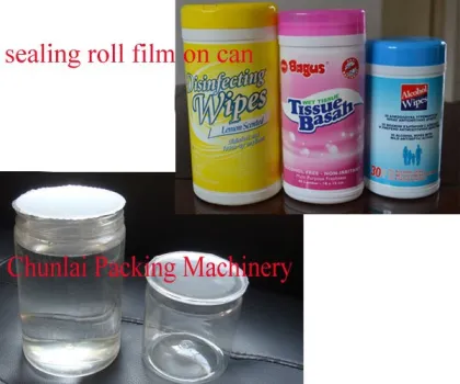 Wet Wipe Jar Filling Sealing Machine