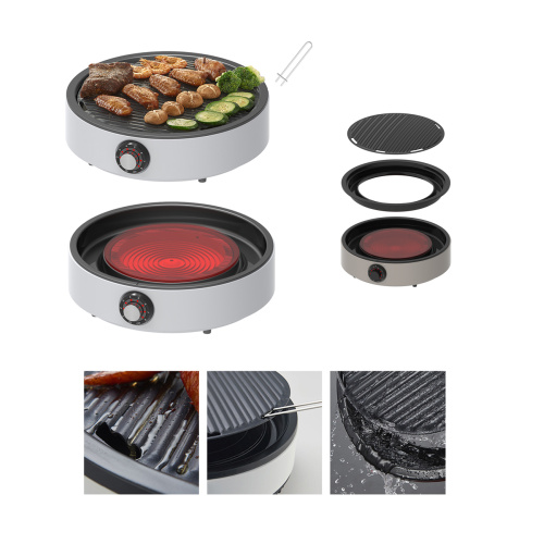Multi Round Ceramic Cooker and BBQ