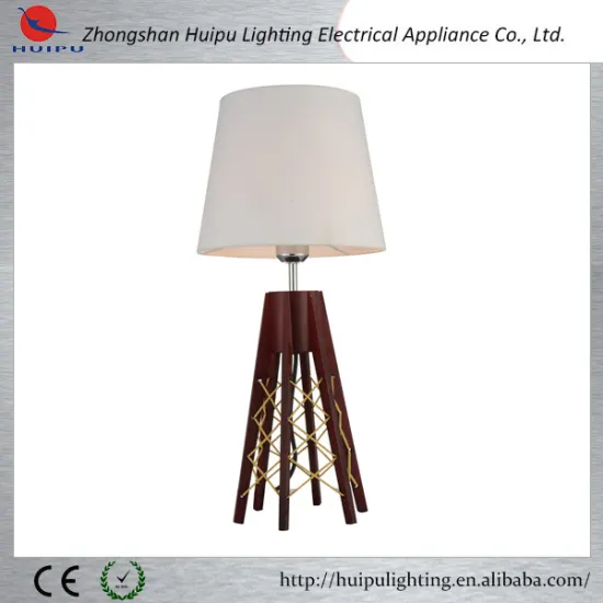 modern living roon study wooden table lamp