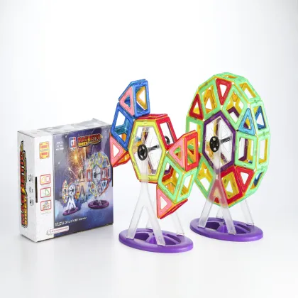 Wholesale DreamBuilder Toy Magnetic Tiles: 120 PCS Creative Magnetic Building Blocks Set - Popular Choice for Mag Wisdom Toys