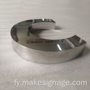 Spegel foltôge metalen kanaalbrief