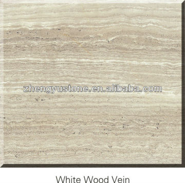 High quality polished White Wood Vein Marble