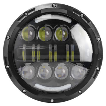 ไฟหน้าไฟ LED สองสี H4 สองนิ้วพร้อม Eye Eye สำหรับ Jeep Wrangler Harley