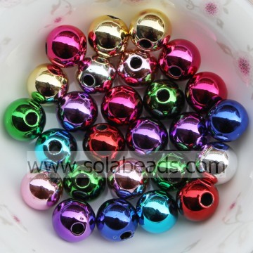 Chunky 8mm farbige Bubble Ball Imitation Swarovski Perlen