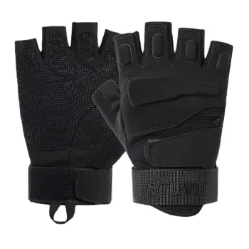 Hard Knuckle Half Finger Outdoor Sport Hunting Shooting Tactical Gloves