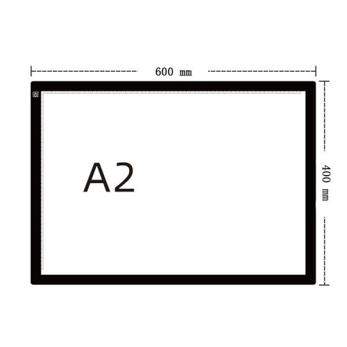 Rastreo de pintura de caja de almohadilla de luz LED grande A2