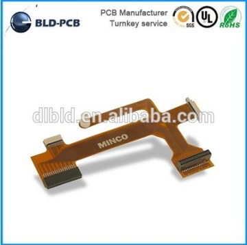 Custom Double-Sided Polyimide Substrate Socket Connector Gold Flexible PCB