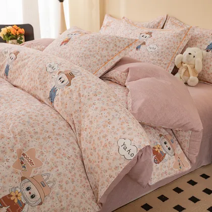 Fashion Plushie four-piece bedding set