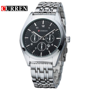 Business Full Stainless Steel Quartz Men Watch