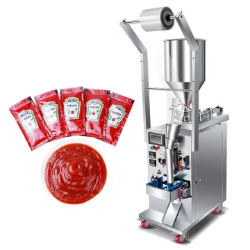 High-Speed Tomato Paste, Peanut Butter, Ketchup, and Chili Sauce Filling Machine for Liquid Sachet Packaging Pouches