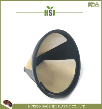 Permanent Coffee Filter Gold Tone Mesh filters
