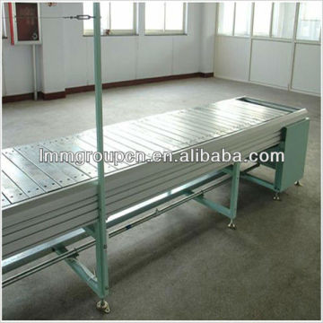 power chain plate conveyor assembly transport line