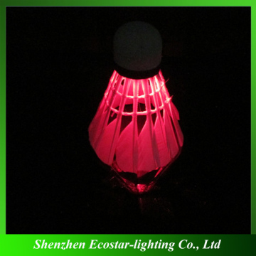 Top sale flashing led badminton for night sport