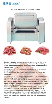 2024 Meat Marinator: Chicken Drumstick Vacuum Tumbler Food Processing Machinery