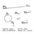 Chromed Zinc Wall Mounted Bathroom Accessories Six Sets