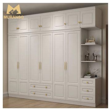 Modern White Wooden Bedroom Storage Cabinet for Home Furniture