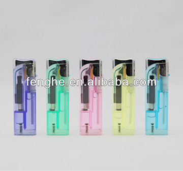 ISO 9994 and CR cigarette lighter FH-805 with transparent colour