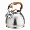 Stovetops woodlike handle stainess steel tea kettle
