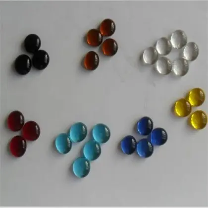 17-19mm colorful wholesale glass gems