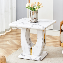 Corner Wooden Coffee Table Modern Design