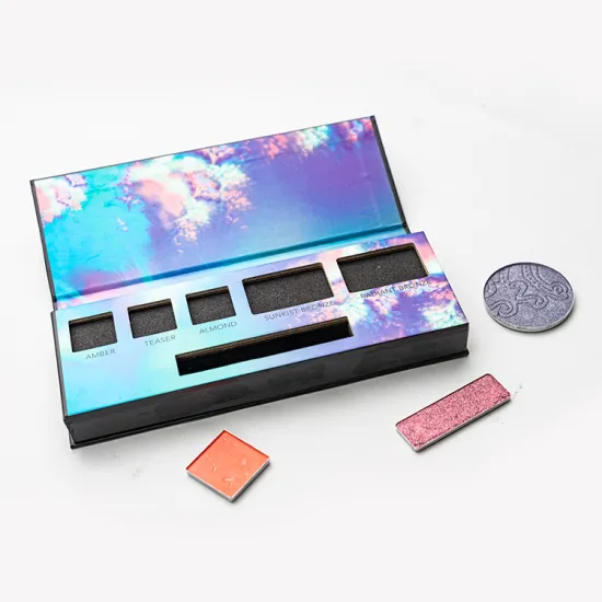 Private Label Eyeshadow Palette Makeup Box With Mirror