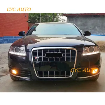 High Quality ABS Front Bumper Grille S6 Style for Audi A6 C6 4F (2008-2012)
