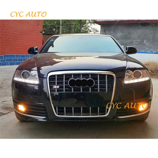 High Quality ABS Front Bumper Grille S6 Style for Audi A6 C6 4F (2008-2012)