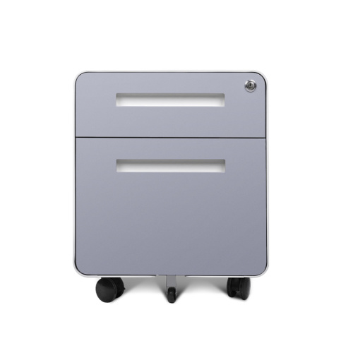 3 Drawer Metal Filing Cabinets on Wheels