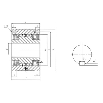 One Way Bearing Deep Groove Roller Cam Clutch