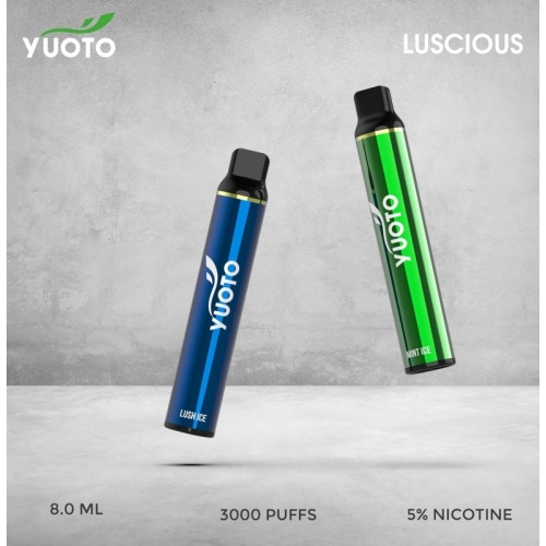 오리지널 Yuoto Luscious 3000 퍼프 일회용 vape