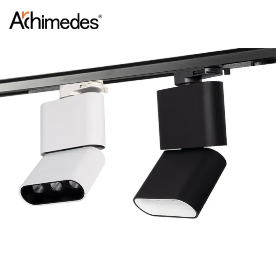 High Quality Aluminum Black Adjustable 12W Warm White LED Track Light