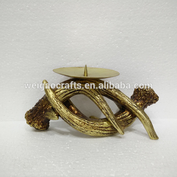 New design gold color decorative candle holder