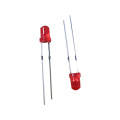 Red Hair Red In-line LED 3mm red-hair-red short foot high power lamp beads Manufactory
