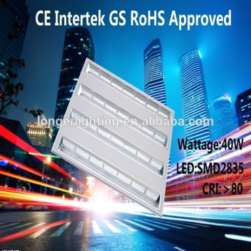 IP20 LED Grille Lamp made of ABS frame and mirror reflective aluminum with CB,CE and RoHs approved