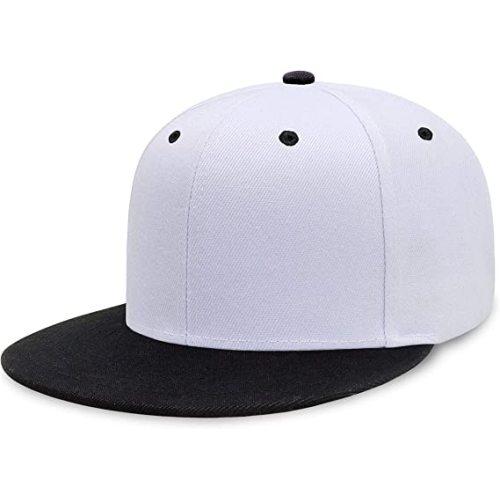 Flad regning visir klassisk snapback hat blank justerbar