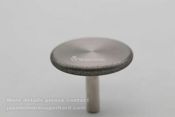 Electroplated diamond grinding head for Carbide