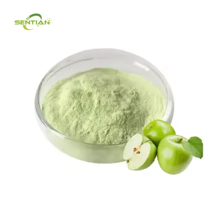 High-quality food-grade green apple powder