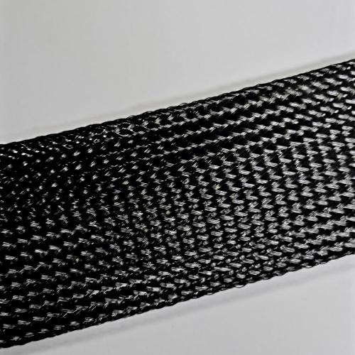 Black Nylon Expandable Braided Sleeve