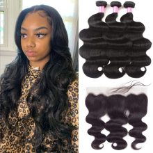 12A Indian Brazilian Remy Real Bulk Virgin Wholesale Wavy Body Wave Minsk foar haarferwûnferlinglike leveransiers RAW minsklike hierbundels