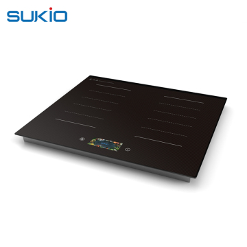 Customized TFT-LCD Touch WiFi Induction Cooker with Metal Housing and 4 Burners