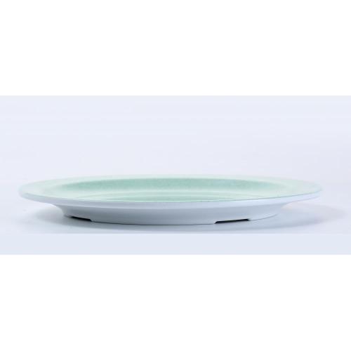 plastic round pizza plate serving dish