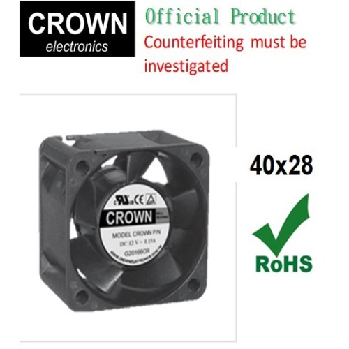 Crown 04028 24V dc axial fan